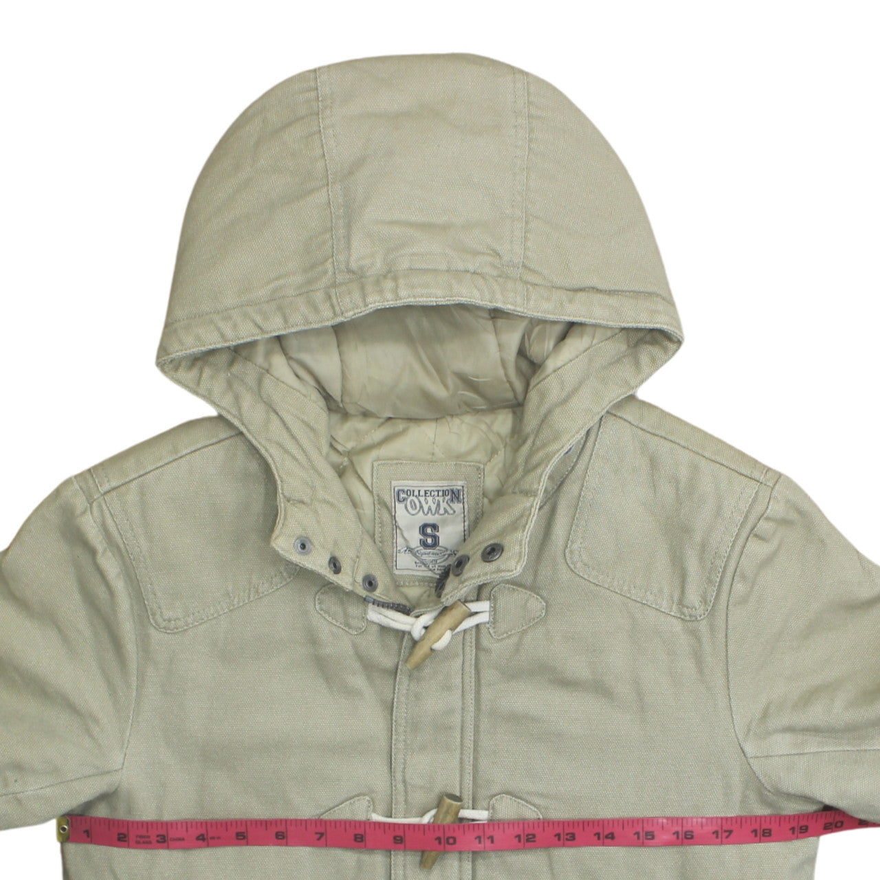 Mens UK Size S Collection OWMN Beige Duffle Coat