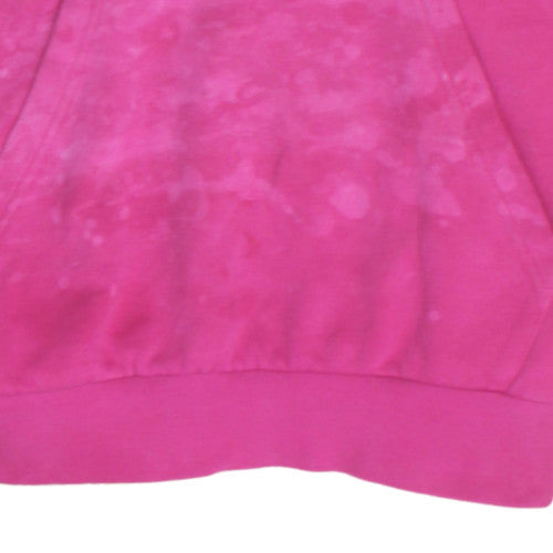 Womens UK Size M adidas Pink Pullover Hoodie
