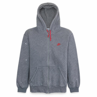 Mens UK Size L Nike Grey Full Zip Hoodie