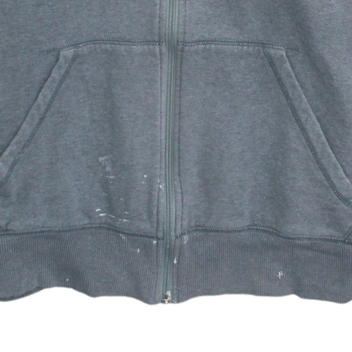 Mens UK Size L Nike Grey Full Zip Hoodie