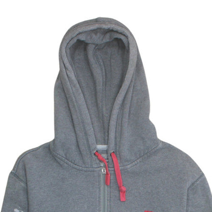 Mens UK Size L Nike Grey Full Zip Hoodie