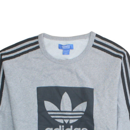 Mens UK Size XS adidas Grey Pullover Sweatshirt