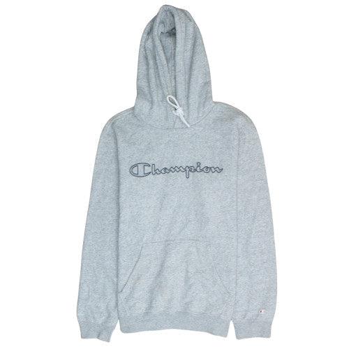 Mens UK Size L Champion Grey Pullover Hoodie