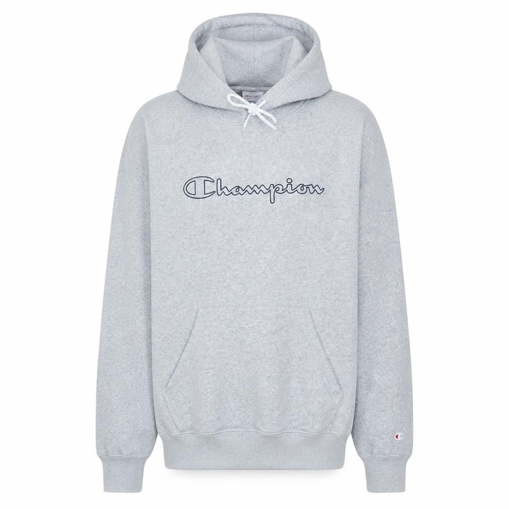 Mens UK Size L Champion Grey Pullover Hoodie