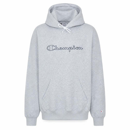 Mens UK Size L Champion Grey Pullover Hoodie