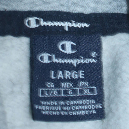 Mens UK Size L Champion Grey Pullover Hoodie