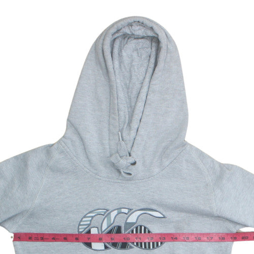 Mens UK Size 10 Canterbury Grey Pullover Hoodie