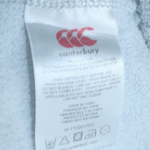 Mens UK Size 10 Canterbury Grey Pullover Hoodie