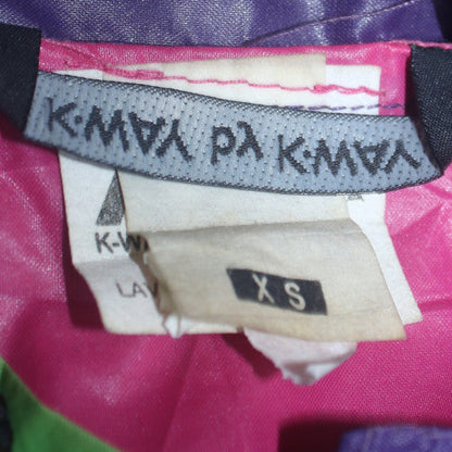 K-Way Womens Multicoloured XS Hooded Anorak Waterproof Jacket