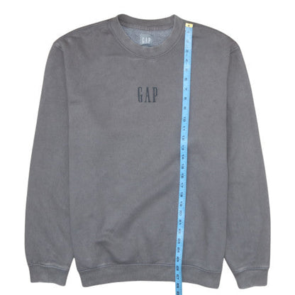 Mens UK Size L Gap Grey Pullover Sweatshirt