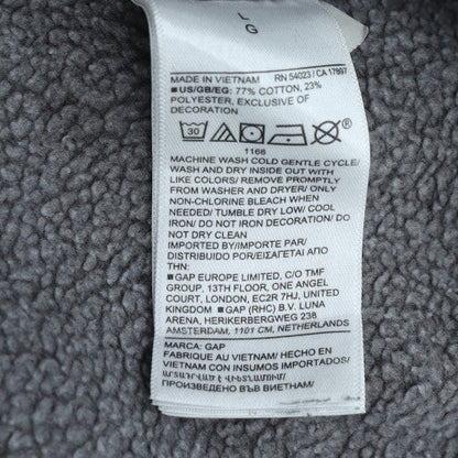 Mens UK Size L Gap Grey Pullover Sweatshirt
