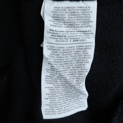 Mens UK Size S Nike Black Pullover Hoodie