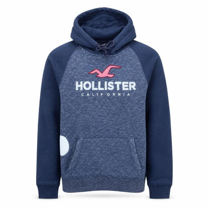 Mens UK Size S Hollister Blue Pullover Hoodie