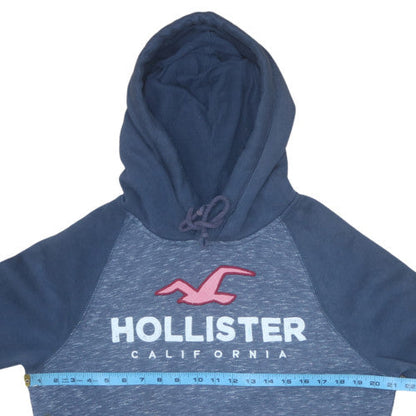 Mens UK Size S Hollister Blue Pullover Hoodie