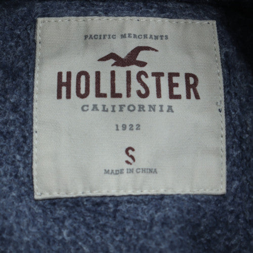 Mens UK Size S Hollister Blue Pullover Hoodie
