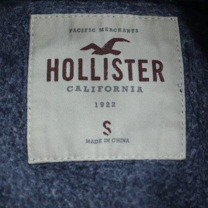 Mens UK Size S Hollister Blue Pullover Hoodie