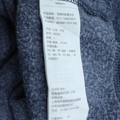 Mens UK Size S Hollister Blue Pullover Hoodie