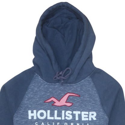 Mens UK Size S Hollister Blue Pullover Hoodie