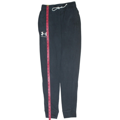 Mens UK Size S Under armour Regular Fit Jogger Black Trousers