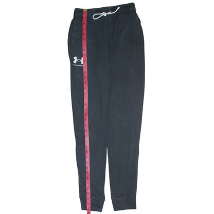 Mens UK Size S Under armour Regular Fit Jogger Black Trousers
