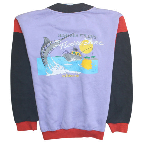 Womens UK Size 12 adidas Multicoloured Pullover Sweatshirt