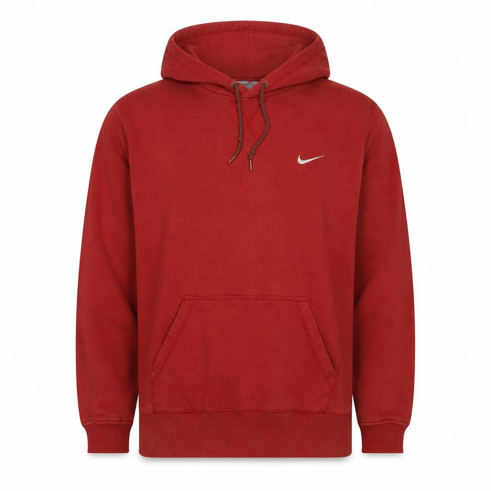 Mens UK Size M Nike Red Pullover Hoodie