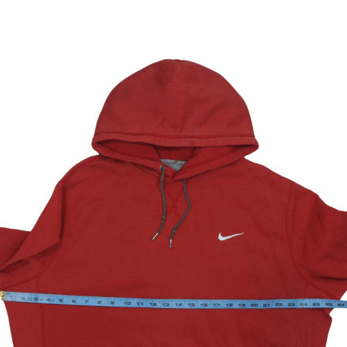 Mens UK Size M Nike Red Pullover Hoodie