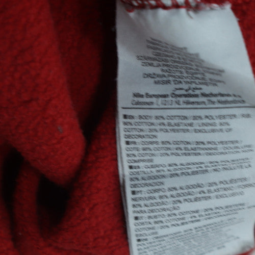 Mens UK Size M Nike Red Pullover Hoodie