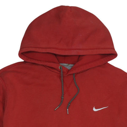 Mens UK Size M Nike Red Pullover Hoodie