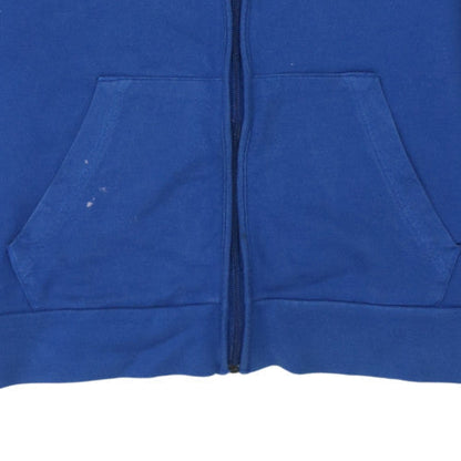 Mens UK Size XL EA7 Emporio Armani Blue Full Zip Sweatshirt