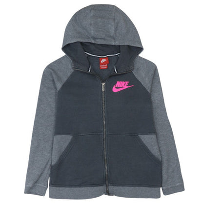 Teens UK Size 158 Nike Grey Full Zip Hoodie