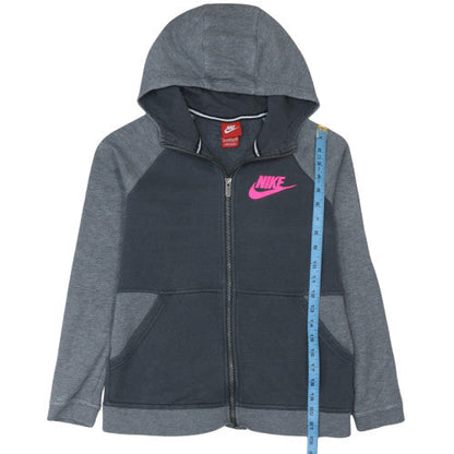 Teens UK Size 158 Nike Grey Full Zip Hoodie