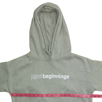 Womens UK Size XS Primark Green Pullover Hoodie