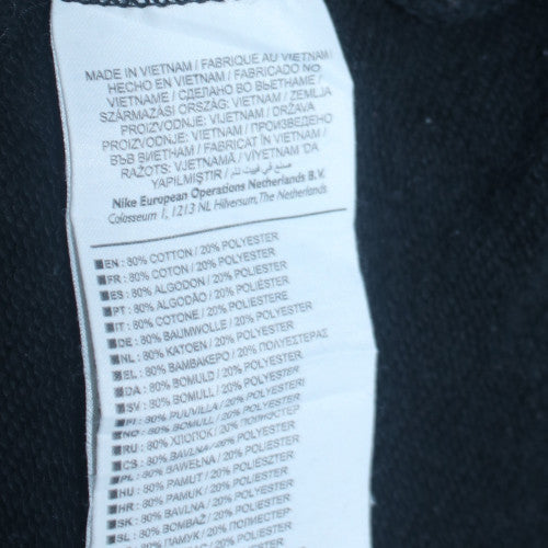 Mens UK Size M Nike Black Pullover Sweatshirt
