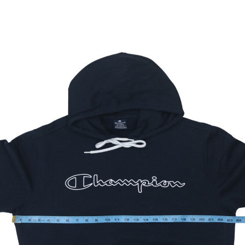 Mens UK Size M Champion Blue Pullover Hoodie