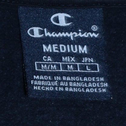 Mens UK Size M Champion Blue Pullover Hoodie