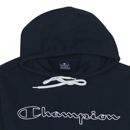 Mens UK Size M Champion Blue Pullover Hoodie
