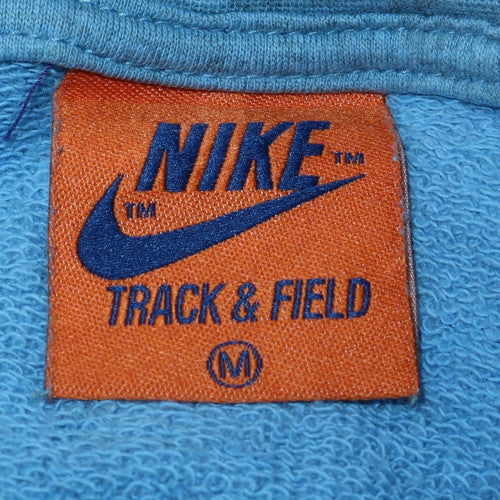 Mens UK Size M Nike Blue Pullover Hoodie