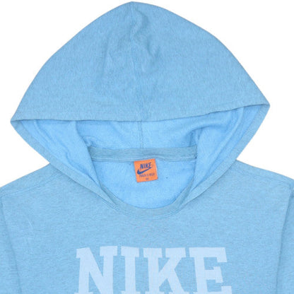 Mens UK Size M Nike Blue Pullover Hoodie