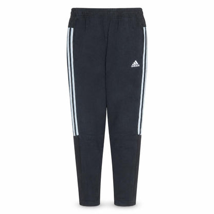 Front view of Adidas Men's Black S Track Pants Joggers Primegreen Slim Fit