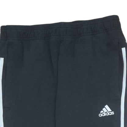 Mens UK Size S adidas Slim Fit Jogger Black Trousers