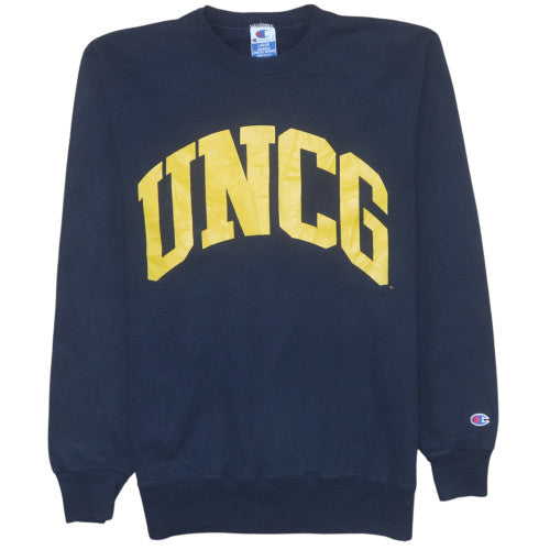 Mens UK Size L Champion Blue Pullover Sweatshirt