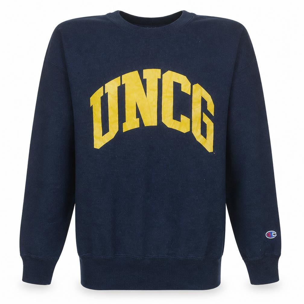 Mens UK Size L Champion Blue Pullover Sweatshirt