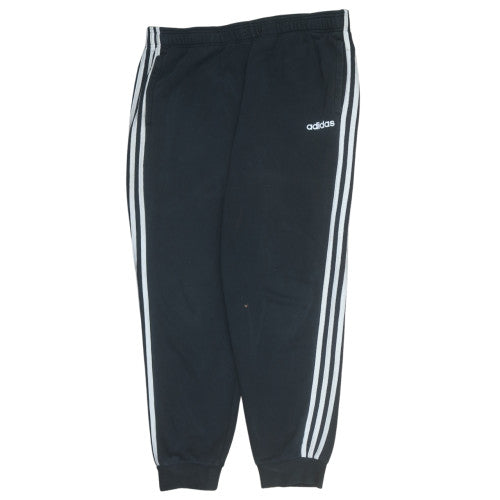 Mens UK Size XL adidas Regular Fit Jogger Black Trousers