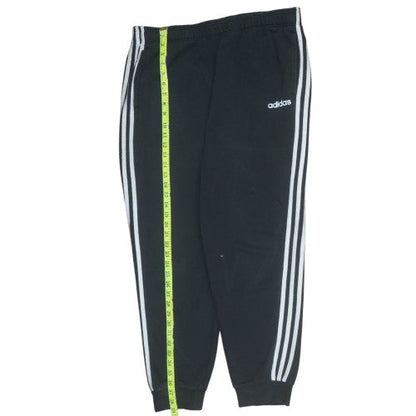 Mens UK Size XL adidas Regular Fit Jogger Black Trousers