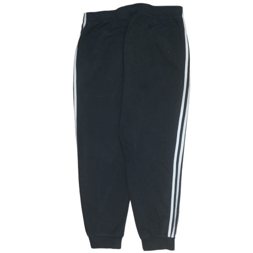 Mens UK Size XL adidas Regular Fit Jogger Black Trousers