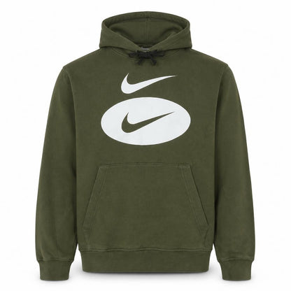 Mens UK Size M Nike Green Pullover Hoodie