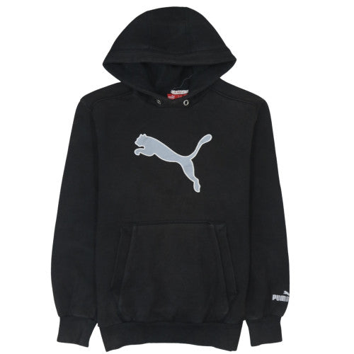 Mens UK Size S PUMA Black Pullover Hoodie