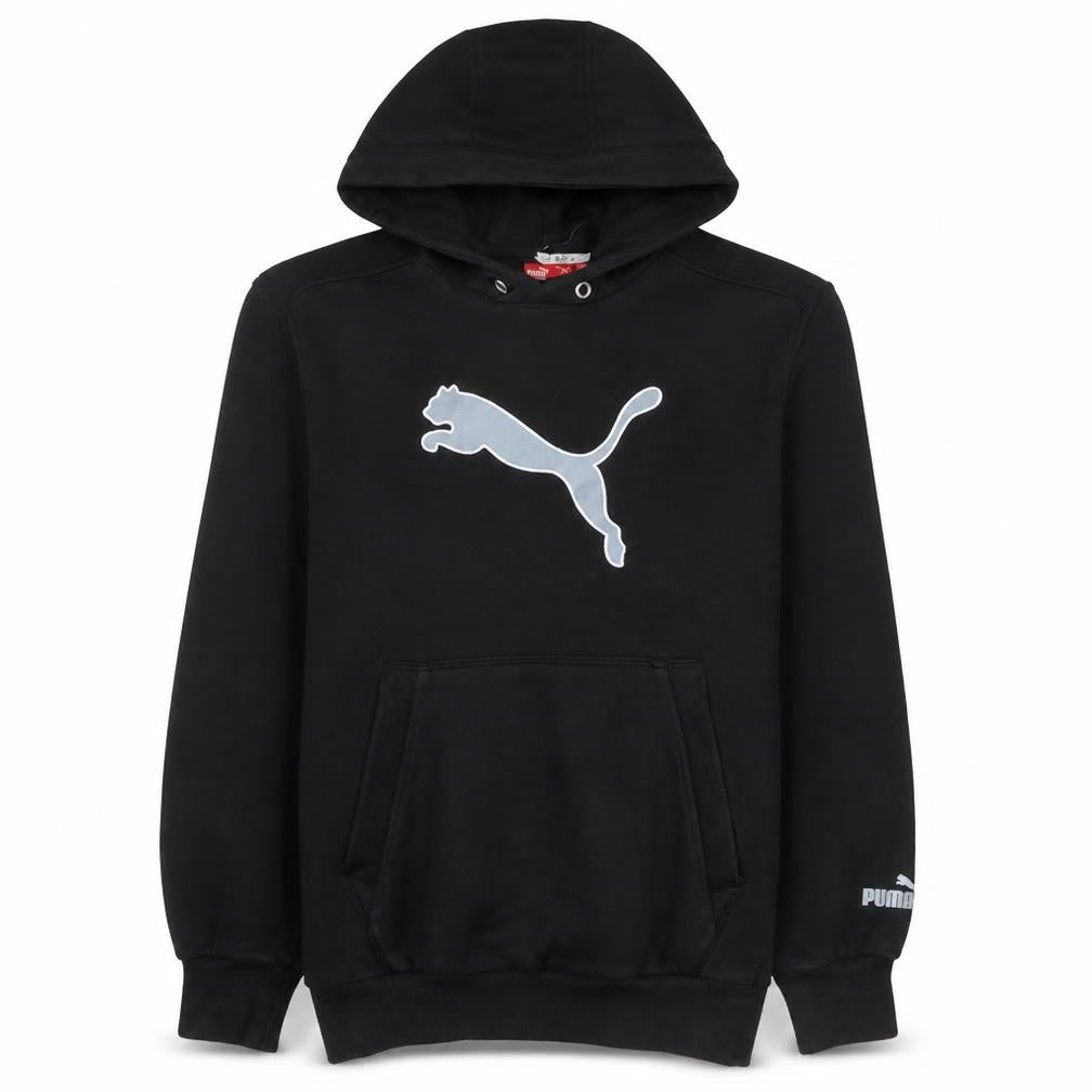 Mens UK Size S PUMA Black Pullover Hoodie