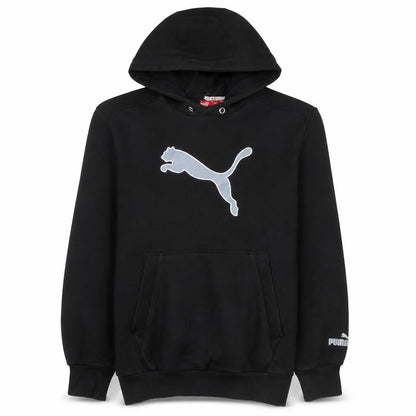 Mens UK Size S PUMA Black Pullover Hoodie